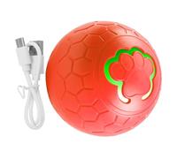 TOGEVAL Balle Automatique Rechargeable pour Chien Moyen et Grand, Interactif Lumineux à 2 Modes de Jeu, Balle Rebondissante Électrique Silencieuse pour Intérieur et Extérieur, Stimulation