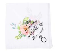 TOGEVAL Bandana pour Chien de Mariage en Tissu Respirant Serviette Salivaire Triangulaire Double Couche Blanche Accessoire Polyvalent pour Chiens et Chats Lors de Fêtes Photos et