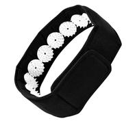 TOGEVAL Bandeau D'acupression Réglable Noir, Sangle Confortable Pour Massage Du Cuir Chevelu, Ceinture Portable Pour Relaxation Musculaire Et Stimulation Nerveuse, Bien-sommeil, Unisexe