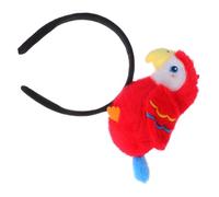TOGEVAL Bandeau Perroquet Élastique pour Fête Anniversaire Garçon Fille Accessoire Animalier Ajustable pour Festivals à Thème Zoo et Halloween