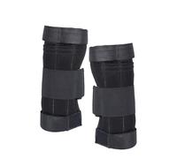 TOGEVAL Bandes Lestées pour Jambes Réglables Paire de Sangles Noires Plaques d'Acier Taille Unique Unisexe Accessoires Fitness pour Course Jogging Musculation et Entraînement à