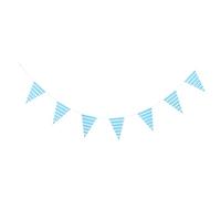 TOGEVAL Bannière Décorative à Suspendre pour Fête Bière 25 Fanions Triangulaires en Polyester 20X30 CM Décoration Intérieure et Extérieure pour Oktoberfest Maison et Bureau