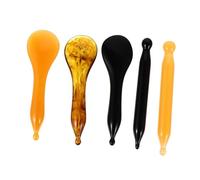 TOGEVAL Barre de Grattage Guasha Outils de Massage en Résine 5 Pièces pour Visage et Corps Soulagement des Tensions Relaxation pour Cou Dos Épaules Jambes Pieds