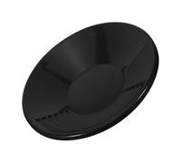 TOGEVAL Batée à Or en Plastique Portable Noire avec Rainure Profonde, Outil de Prospection Aurifère Manuel pour Orpaillage en Rivière et Jardin, Équipement pour Tamisage et Tri Précis