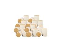 TOGEVAL Bâtons de Moxa Artisanaux Armoise Rouleaux de Moxibustion Blancs Barres Solides et Uniformes pour Thermique Traditionnel