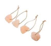 TOGEVAL Bloc de Sel à Lécher Naturel pour Animaux 4 Pcs, Minéral, Solide, Adapté Chevaux, Bovins, Cerfs, Élevage Extérieur, Bien-bétail