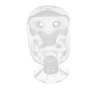 TOGEVAL Bocal Verre Transparent avec Couvercle Pot Élégant pour Rangement Et Présentation De Petits Objets Tiges Allumettes Et -Dents