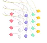 TOGEVAL Boîte à Dents De Lait Garçon Et Filles Boîte De Rangement Pour Dents Perdues 50 Pcs Multicolore Plastique Léger Solide Présent Souvenir D’enfance Pour Collectionneur