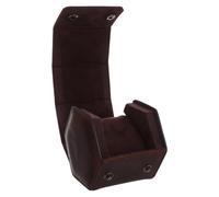 TOGEVAL Boîte à Montre Cuir pour Voyage Étui de Rangement Individuel avec Coussin Intérieur Organisateur pour Homme pour Cadeau ou Collection
