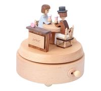 TOGEVAL Boîte à Musique Mécanique Anniversaire avec Air Histoire Amour Cadeau Couple Décoration Bureau Romantique