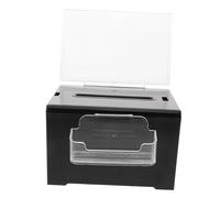 TOGEVAL Boîte à Suggestions Verrouillable Acrylique Transparente Urne de Vote Sécurisée avec Serrure Boîte de Dons Polyvalente pour Collecte de Fonds et Tirage Au Sort