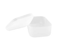 TOGEVAL Boîte De Maquillage Transparente Couvercle, Petit Format, Plastique Solide, Organiseur De Cosmétiques pour Bureau Et Maison, Rangement Anti-poussière pour Articles Divers