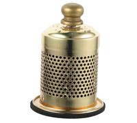 TOGEVAL Boîte de Moxibustion Cuivre Portable avec Protection Anti-fumée Support Central pour Bâton de Moxa Chauffant pour Corps Soulagement pour Dos Bras Épaules et Cou Couleur