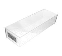 TOGEVAL Boîte de Rangement à Tiroirs Compartimentée Transparente, Lot de 1 Grosse Taille, Organisateur Multi-usages pour Cosmétiques et Bureau, Rangement Maquillage et Accessoires,