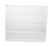 TOGEVAL Boîte de Rangement Maquillage Transparente avec Diviseurs Amovibles Organiseur pour Rouges à Soins Peau et Huiles Essentielles Compact et Résistant Aux Rayures pour Comptoir