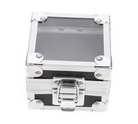 TOGEVAL Boîte de Rangement pour Embouts Ponceuse Manucure Étui Acrylique Noir pour Tête de Polissage Ongles Présentoir Pratique pour Salon et Usage Personnel