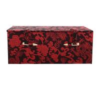 TOGEVAL Boîte de Rangement Rétro Brocart pour Instruments de Musique Coffret Décoratif Multifonction pour Adultes et Garçon Fille Boîte Cadeau Élégante pour Souvenirs et Accessoires