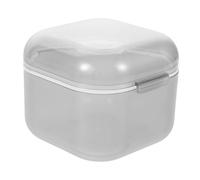 TOGEVAL Boîte de trempage pour outils de nail art étui organisateur de forets cas de foret à ongles cas de perceuse à ongles outil d'art d'ongle tasse de nettoyage Plastique Noir