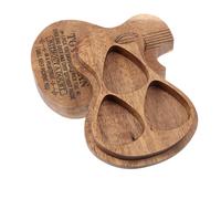 TOGEVAL Boîte Étui pour Médiator Titulaire Guitariste Sélectionne Prendre Support pour Médiators Conteneur De Médiator Support De Rangement pour Médiators De Guitare Bois Massif