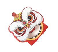 TOGEVAL Boîtes à Bonbons en Carton 24 Pcs Boîte à Surprises du Festival du Printemps Design Lionceau Traditionnel Emballage Présent Nouvel An Chinois Fête Familiale et Décoration Festive