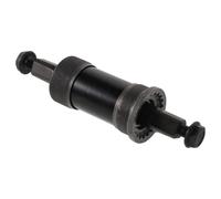 TOGEVAL Boîtier de Pédalier Vélo 68mm, Axe Conique, Noir | Pièce de Maintenance pour Bicyclettes et Routes, Acier Faiblement Allié, Vis Incluses, Montage Simple