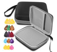 TOGEVAL Boîtier de Rangement pour Médiators Guitare avec Assorties Étui Portable pour Accessoires Guitare Électrique et Folk Compact et Pratique pour Débutants et Couleur Aléatoire