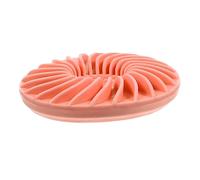 TOGEVAL Bol De Nourriture pour Chiens à Manger Lentement Disque Interactif Anti-boulimie pour Chiots Jouet à Mâcher