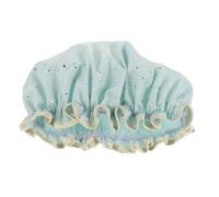 TOGEVAL Bonnet de Imperméable Double Couche et Réutilisable Coton Polyester Épais Confortable et Antidérapant Adapté à Tous Types de Cheveux Longs et Courts Protection Optimale pour Bain