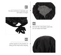 TOGEVAL Bonnet de Sommeil Soie Imitatif Bandeau Créatif Ajustable pour Tresses Dreadlocks et Extensions Maintien Stable et Confortable