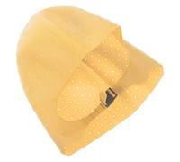 TOGEVAL Bonnet de Teinture Capillaire en Silicone Doré Réutilisable avec Perforations Précises pour Mèches, Chapeau de Coloration Professionnel Isolant et Résistant, pour Soins Capillaires