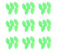 TOGEVAL Bouées de Pêche en Mousse Vertes Olive 100 Pièces Flotteurs Ronds 63 X 132 MM Perles Flottantes pour Pêche en Mer et Eau Douce Précis pour Détection des Touches