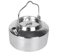 TOGEVAL Bouilloire de Camping Acier Inoxydable Portable Cuisinière Voyage Polyvalente pour Chauffage Eau Thé et Café Accessoire Indispensable pour Plein Air et Voiture