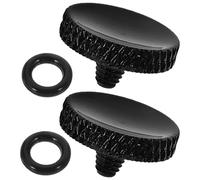 TOGEVAL Bouton de Déclenchement Doux Fonction Lisse et Réactive 2pcs pour Appareil Photo en Alliage D'aluminium Design Fileté Accessoire Essentiel pour Caméra