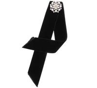 TOGEVAL Broche Nœud Décorative pour Vêtements de Femme, Épingle de Revers N°3 en Métal, Couleur Argentée, Accessoire Mode Élégant pour Fêtes et Événements, Broche pour Costume et Robe