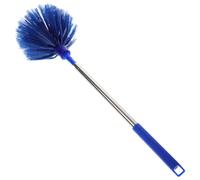 TOGEVAL Brosse à Toile D'araignée Extensible 2,3 m Outil De Nettoyage en Plastique Solide Plumeau Réutilisable pour Plafond Dépoussiéreur pour Maison Et Bureau Couleur Bleu Marine