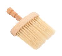 TOGEVAL Brosse Coiffeur Légère avec Manche Bois Balai Cou pour Hommes Nettoyeur de Cheveux Après Coupe Outil Pratique pour Salon et Usage Quotidien