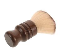 TOGEVAL Brosse De Barbier Nettoyante 1 Grand Format Brosse De Coiffure Professionnelle Pour Coiffeurs Usage Salon Et Domestique Couleur Café