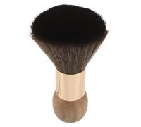TOGEVAL Brosse de Coiffure en Bois Écologique Wx-3 Mini Brosse Douce pour Cou et Visage Multifonction pour Nettoyage Précis des Cheveux et Poussières Outil Salon Usage Voyage