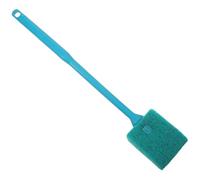 TOGEVAL Brosse de Nettoyage pour Aquarium à Double Face Éponge Abrasive, Manche Long de 40 Cm, Couleur Verte, Outil Multifonction pour Grattoir à Algues et Entretien des Aquariums