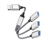 TOGEVAL Câble Répartiteur USB Ports Hub USB Voies Multiple pour Ordinateur Portable Supplémentaires