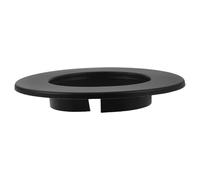 TOGEVAL Cache-Conduit Métallique en Fonte pour Cheminée, Plaque Murale Résistante Collerette Décorative pour Protection des Trous de Tuyauterie Espace Domestique