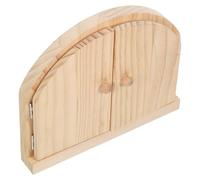 TOGEVAL Cache-Interrupteur en Bois Naturel Double Porte Protection Sécurité Garçon et Filles Plaque Murale Décorative pour Chambre Cache-Prise Autocollant Pratique Design Fonctionnel