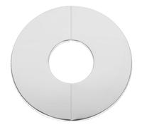 TOGEVAL Cache-rosace Murale Acier Inoxydable pour Tuyaux et Robinetterie Plaque Décorative Ronde Fendue Installation Facile pour Chauffage et Eau