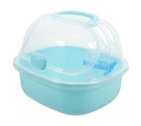 TOGEVAL Cage Hamster Portable Légère et Compacte Transport Extérieur Facile avec Design Vitré Mallette de Voyage pour Petits Rongeurs et Hamsters