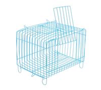 TOGEVAL Cage Perroquet Portable Résistante pour Petits Oiseaux Transport Confortable Cage Élevage et Sortie Bleu