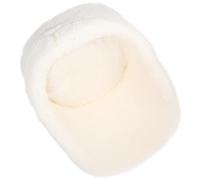 TOGEVAL Canapé pour Séance Photo de Bébé en Tissu Peluche Blanc, Texture Fine et Sécurité Garantie, Accessoire pour Photographie de -nés et Anniversaires