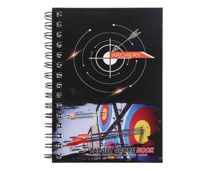 TOGEVAL Carnet de Score de Tir à l'arc Noir Format Poche, Feuilles de Score Vierges pour Entraînement et Compétition, Suivi Précis des Statistiques, Traqueur de Performance pour Archers