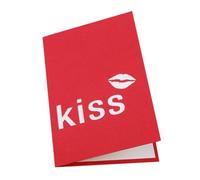 TOGEVAL Carte de Vœux Saint-Valentin Pop-Up à Lèvres Rouges Faite à la Main Papier Rigide Design Amour Intense Carte Sucrée pour Vacances et Occasions Spéciales pour Anniversaire et