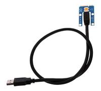 TOGEVAL Carte Graphique Externe Pcie pour Ordinateur Portable Adaptateur USB Mini Pci-E vers Pci-E X16 Câble D’Extension pour GPU Externe de Bureau Accessoire pour Gaming et Multimédia