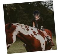 TOGEVAL Casque Équitation Garçon Fille Protection Respirant Sécurisé pour Garçon Fille Matériau Confortable et Casque Sport Équestre Junior